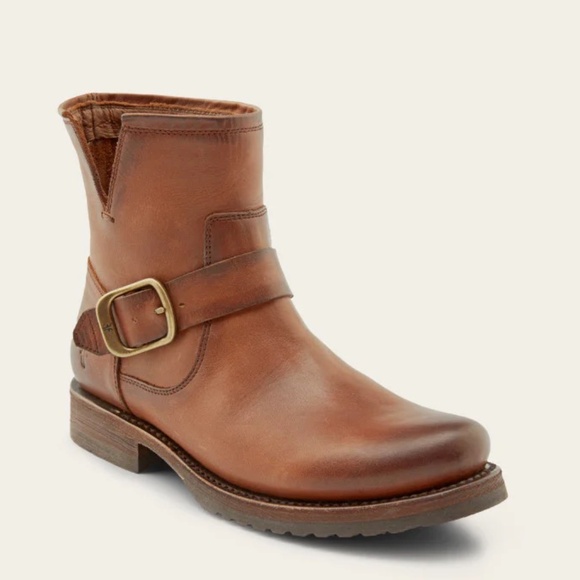 Frye Shoes - Frye Veronica Leather Boot in Bronze